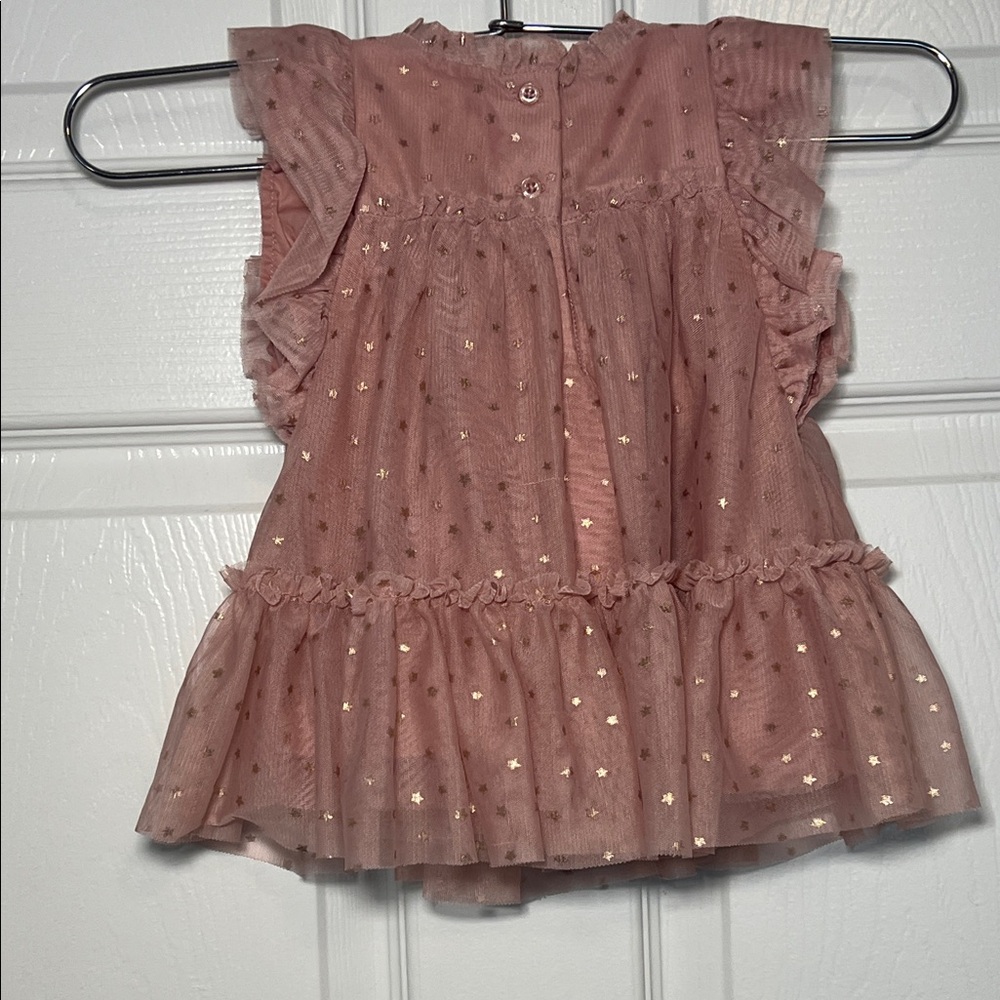 Pink Ruffled Baby Dress - Picture 3 of 3